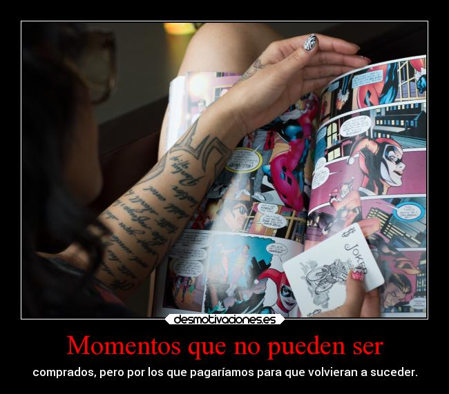 Momentos que no pueden ser -