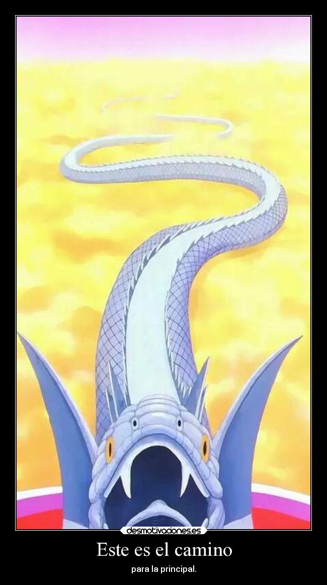 Este es el camino - para la principal.
