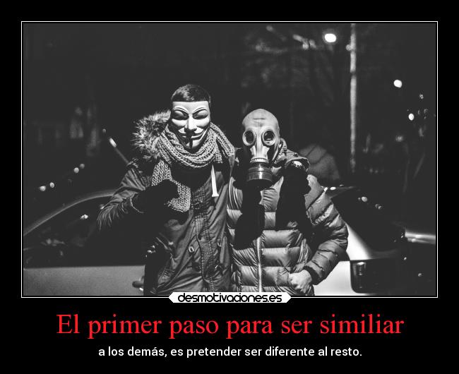 El primer paso para ser similiar - 
