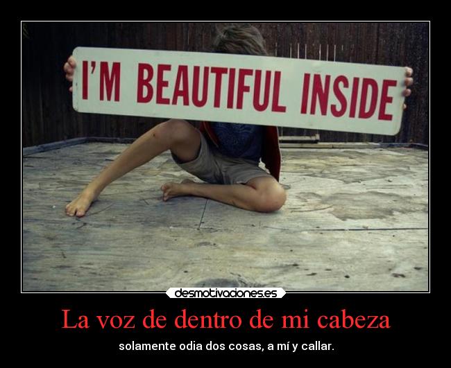 La voz de dentro de mi cabeza - 