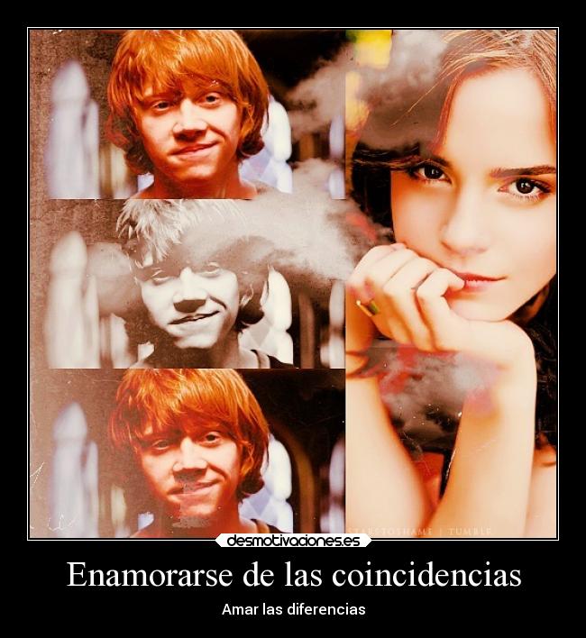 Enamorarse de las coincidencias -