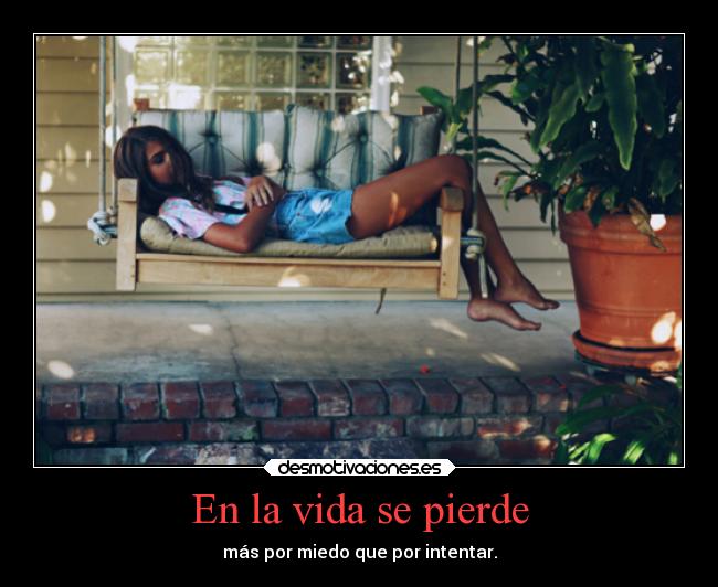 En la vida se pierde - 