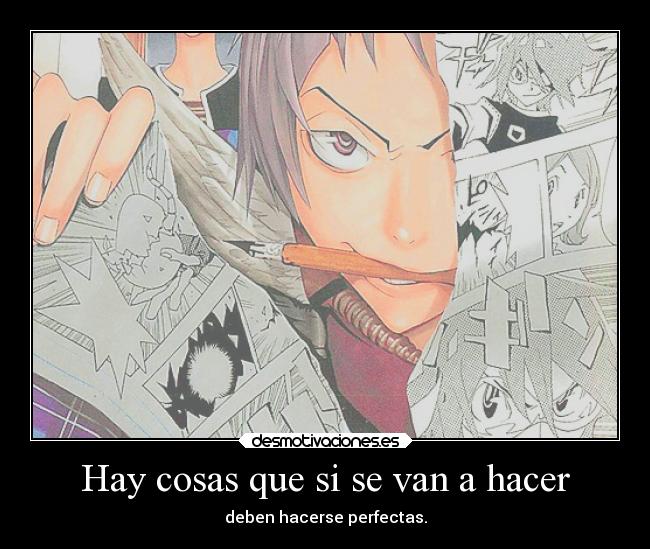 Hay cosas que si se van a hacer - 