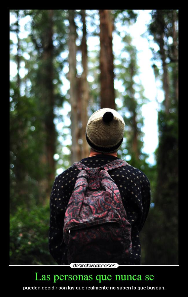 Las personas que nunca se - 