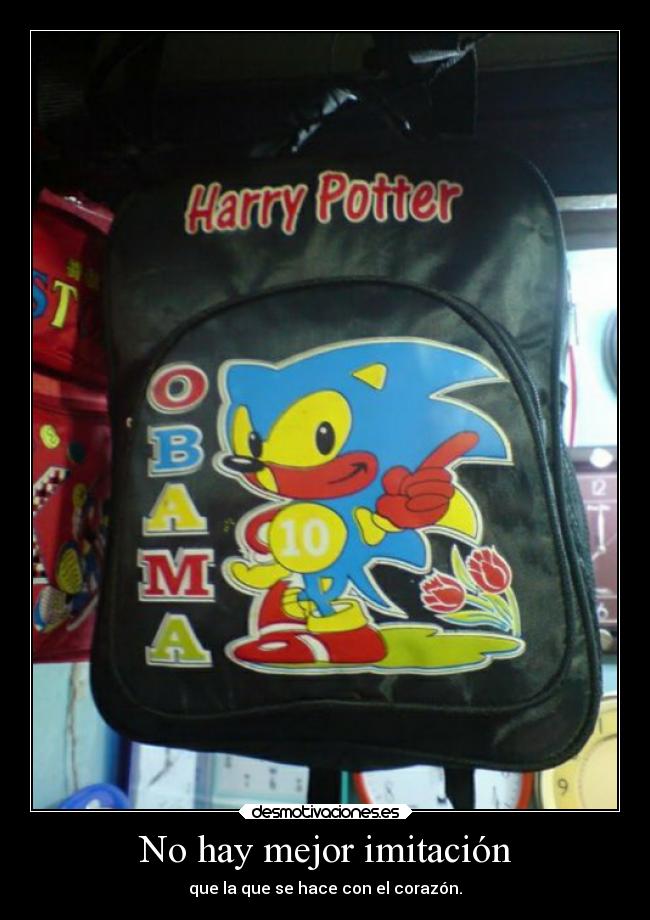 carteles vida sonic copia mochila shadow89 desmotivaciones