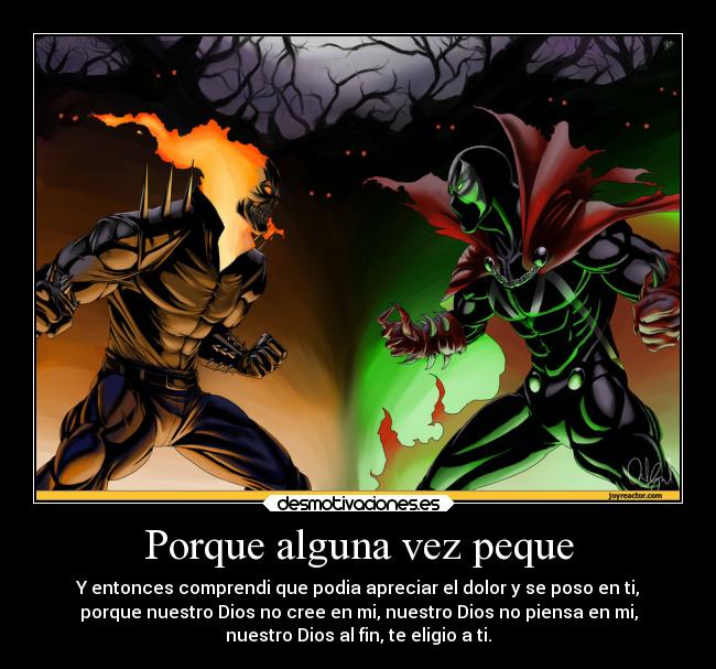 Porque alguna vez peque -