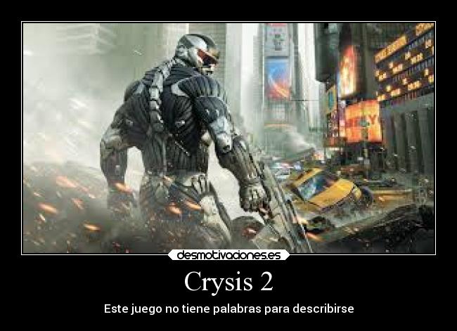 Crysis 2 - Este juego no tiene palabras para describirse