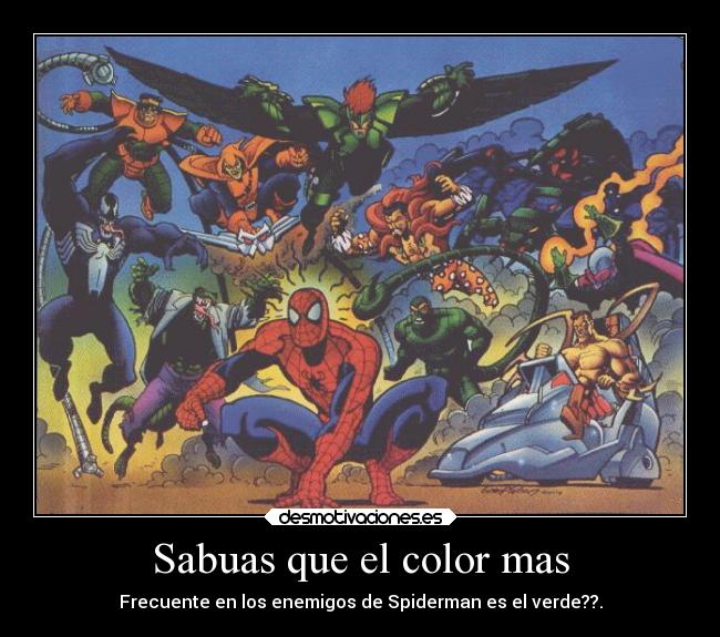 carteles videojuegos marvel comics spiderman verde victorvandort desmotivaciones