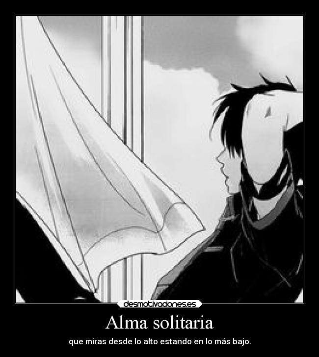 Alma solitaria -