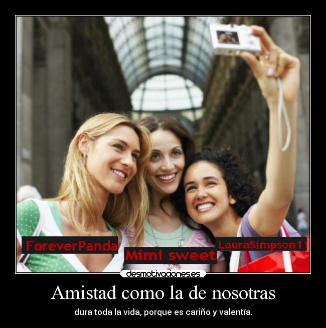 carteles amistad alegria amigos tonto fail laurasimpson11 mimisweet foreverpanda orgullosasnonas desmotivaciones