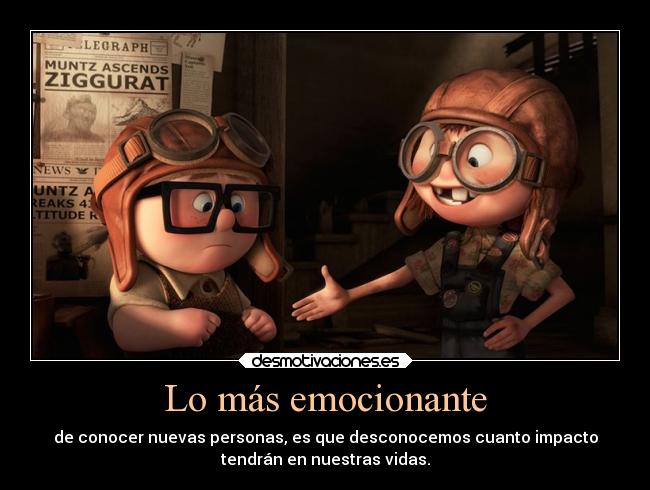 Lo más emocionante - 