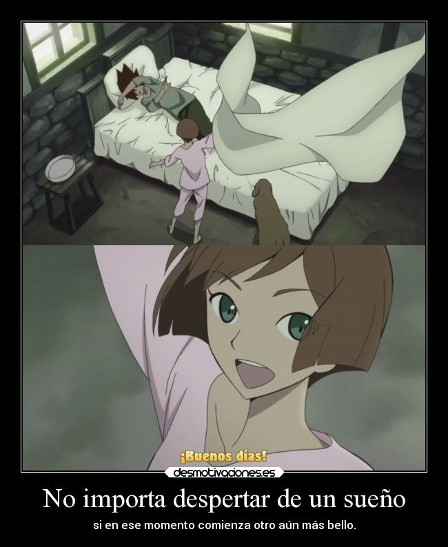 No importa despertar de un sueño - 