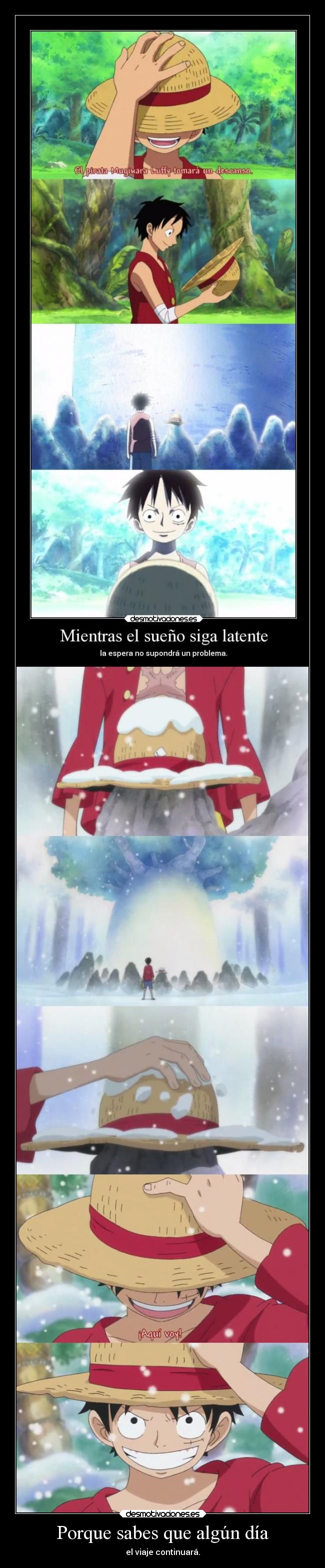 Porque sabes que algún día -