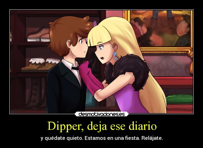 Dipper, deja ese diario -