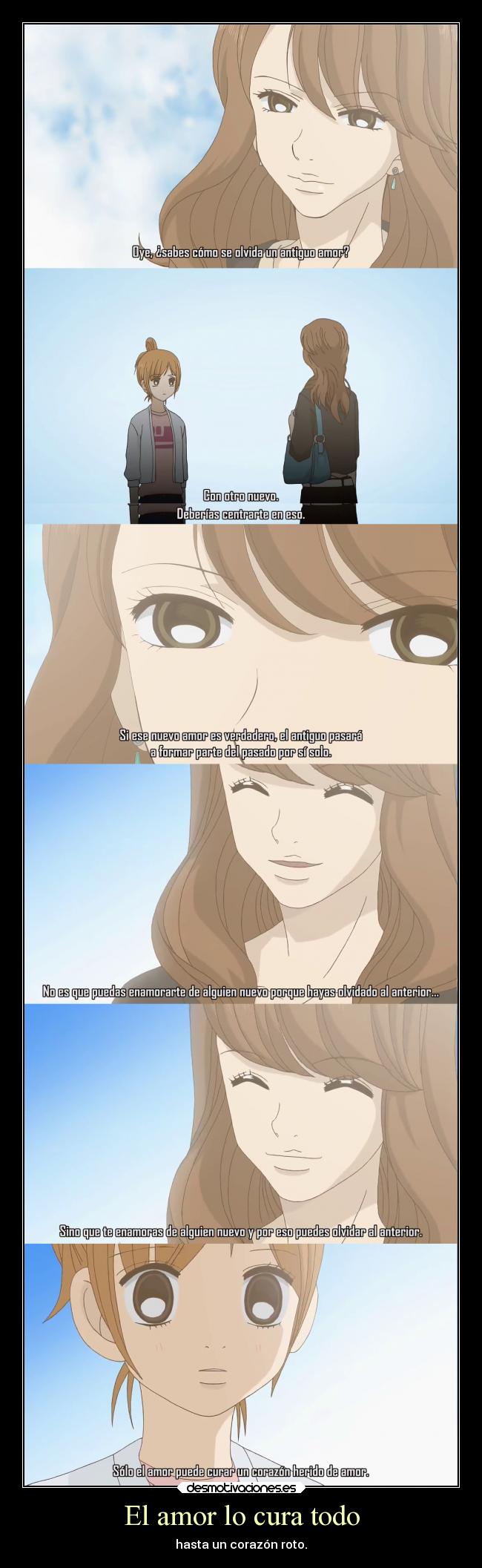 El amor lo cura todo - hasta un corazón roto.