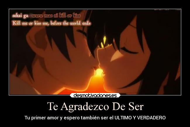 Te Agradezco De Ser -