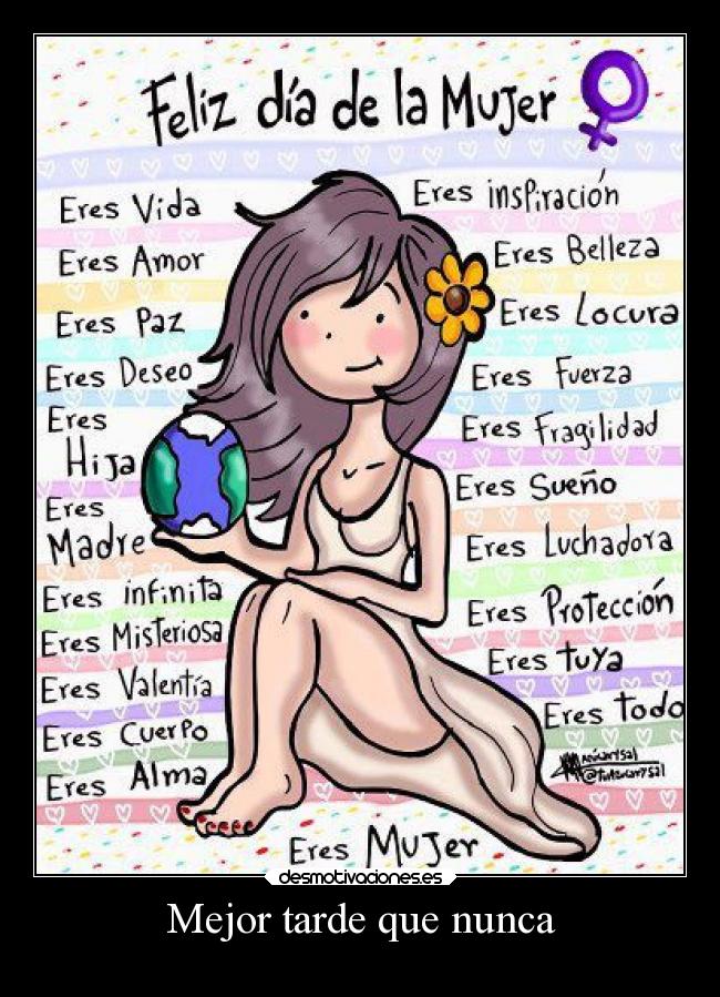 Mejor tarde que nunca -