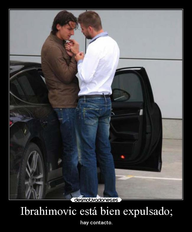 Ibrahimovic está bien expulsado; -