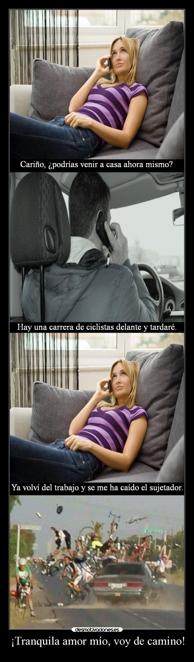 carteles amor humor graciosas zorrear coche movil conversacion camino correr ojalaqueshueva rilacs desmotivaciones