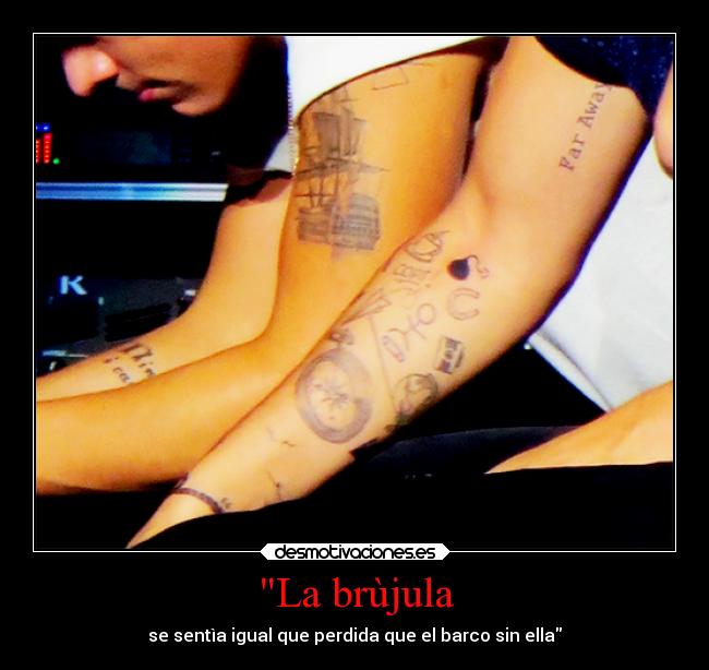 La brùjula - se sentìa igual que perdida que el barco sin ella