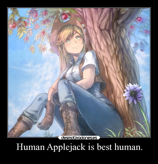 Human Applejack is best human. - 