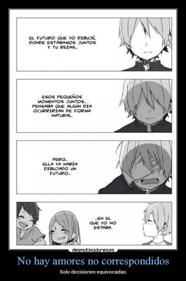 No hay amores no correspondidos -
