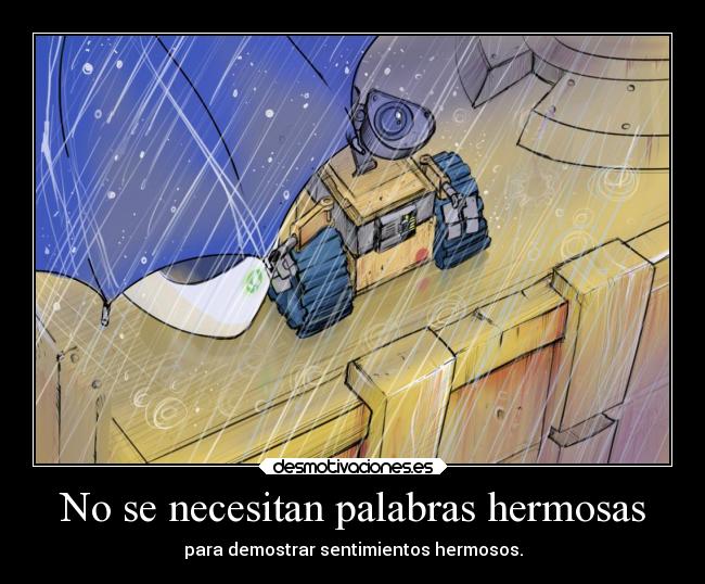 carteles anime animales besos blackrockshooter25 wall tumblr walle pixar desmotivaciones