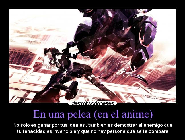 En una pelea (en el anime) - 