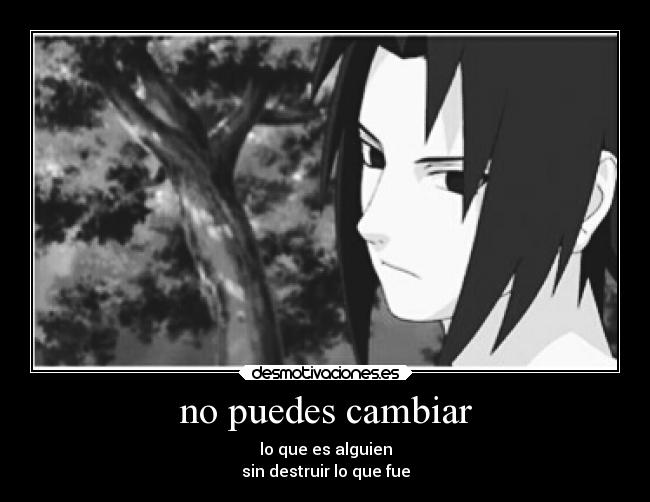 no puedes cambiar - 