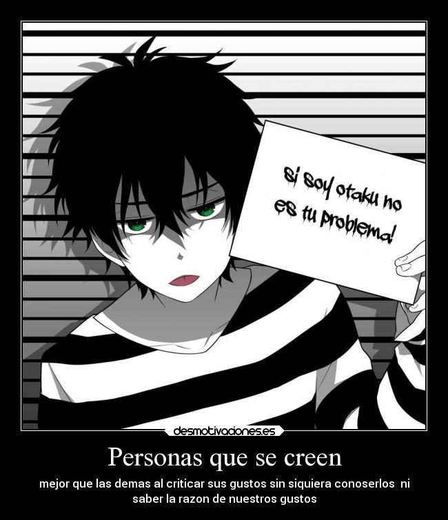 Personas que se creen -
