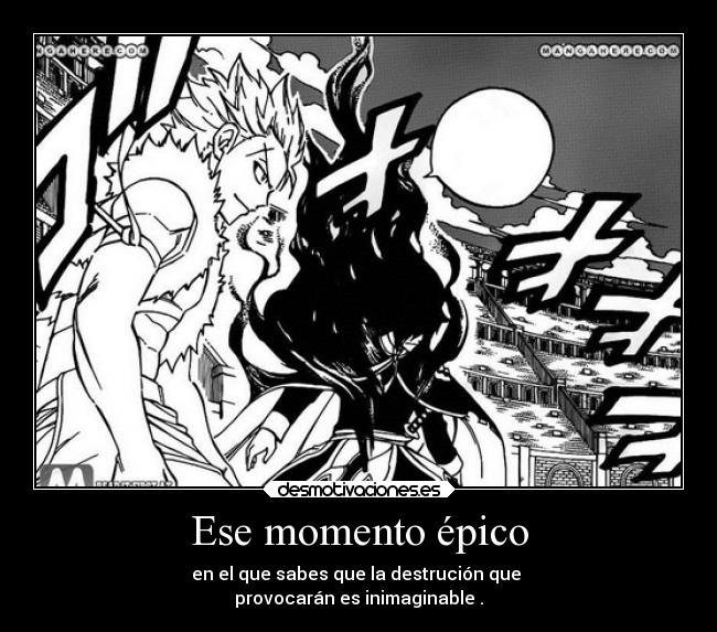 carteles anime destruccion epico fairytail manada32 desmotivaciones