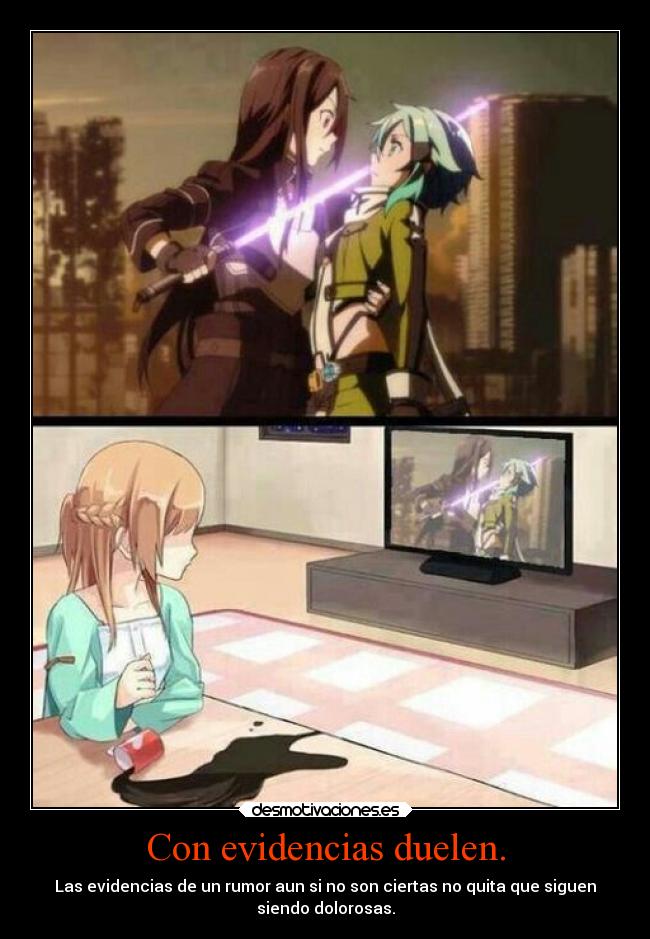 Con evidencias duelen. - 