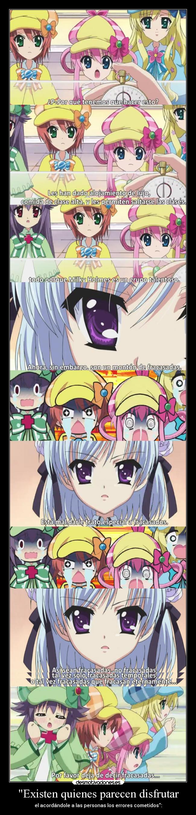 carteles anime existir personas disfrutar acordar errores fracasos cometer raptorhunters desmotivaciones