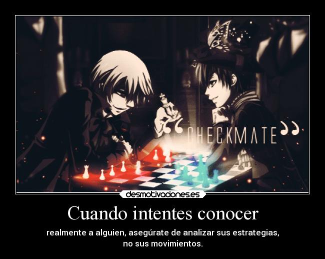 Cuando intentes conocer - 