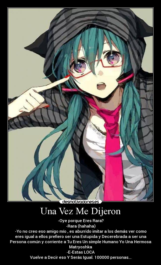 Una Vez Me Dijeron -