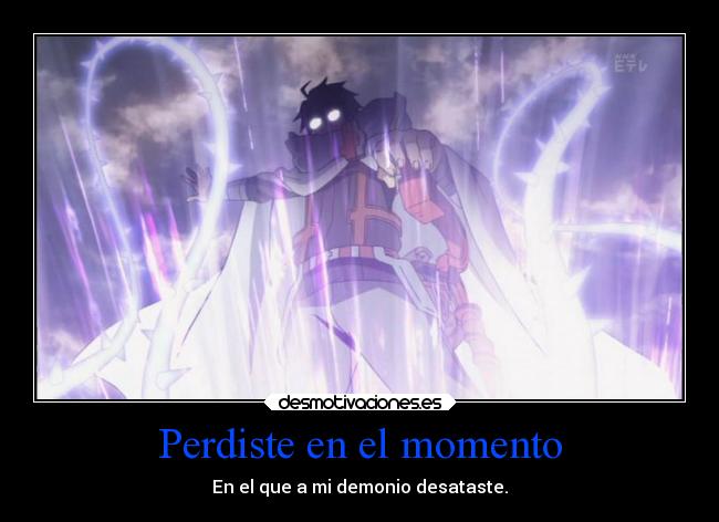 Perdiste en el momento - 