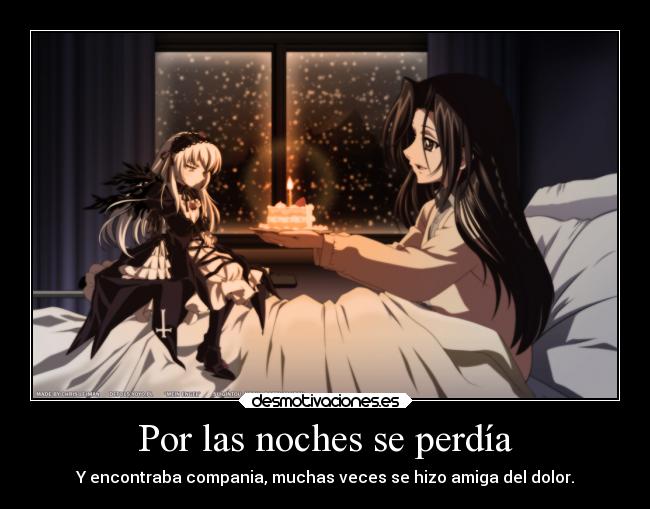 Por las noches se perdía -