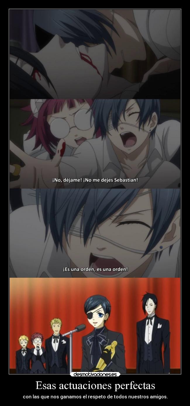 Esas actuaciones perfectas -