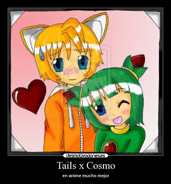 Tails x Cosmo - en anime mucho mejor