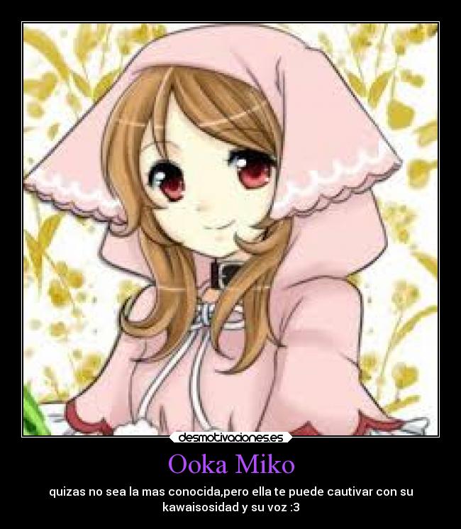 carteles anime vocaloid ooka miko desmotivaciones