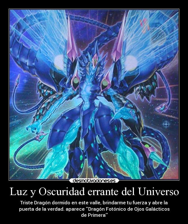 carteles anime yugioh zexal dragon fotonico ojos galacticos primera desmotivaciones