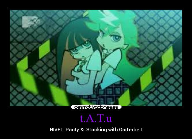 t.A.T.u - NIVEL: Panty & Stocking with Garterbelt