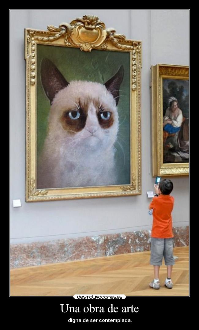 Una obra de arte - digna de ser contemplada.