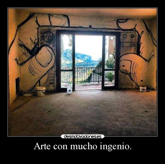 Arte con mucho ingenio. -