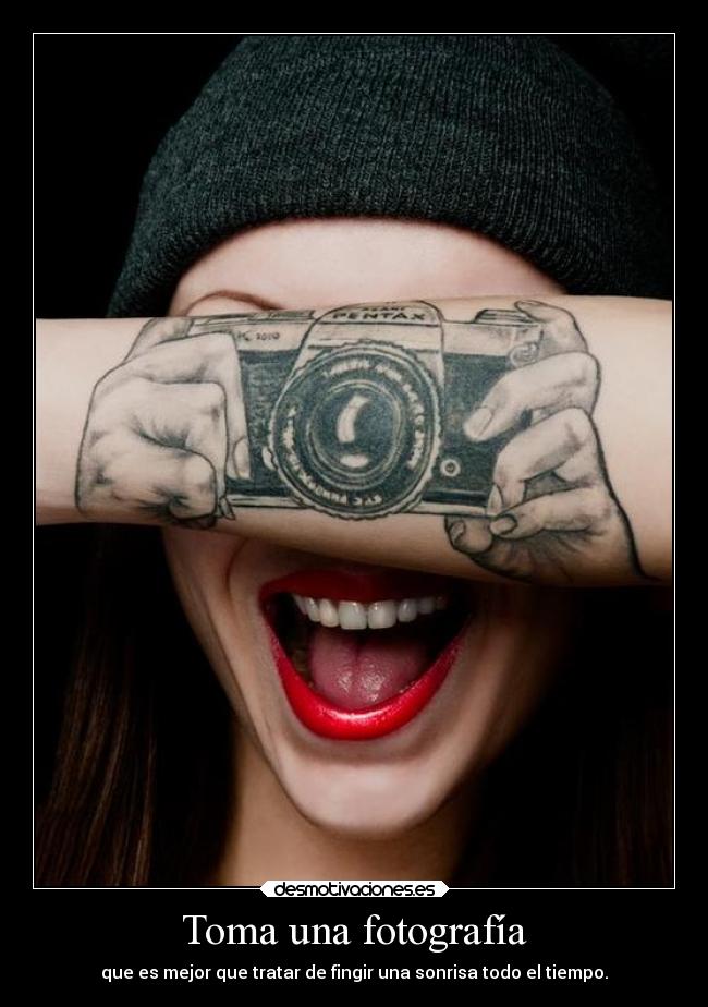 Toma una fotografía -