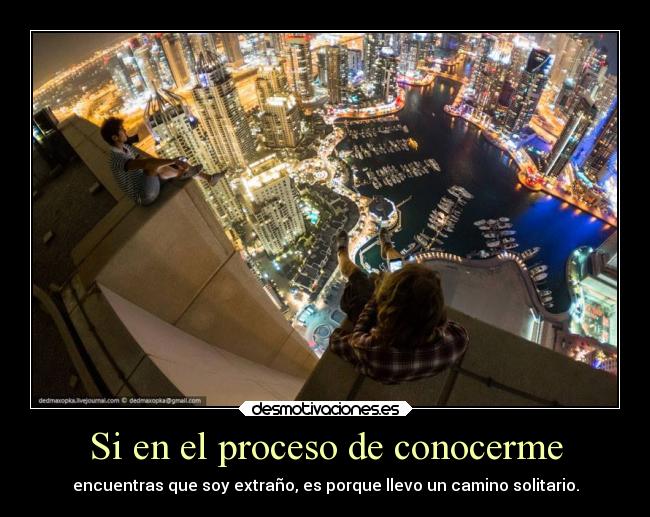 Si en el proceso de conocerme - 