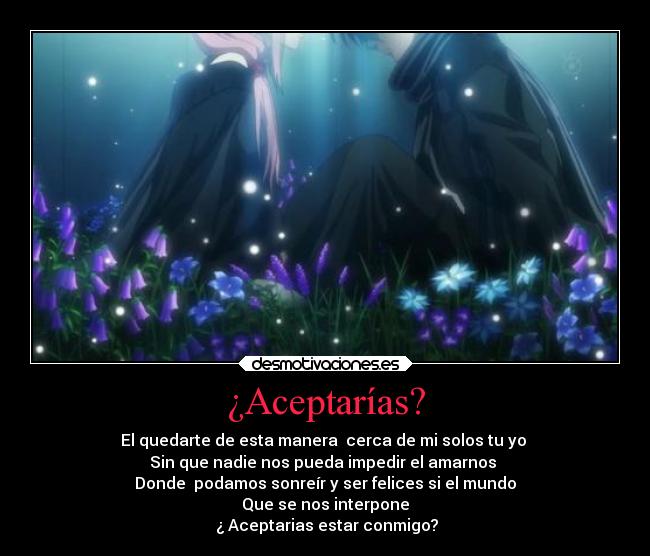 ¿Aceptarías? -