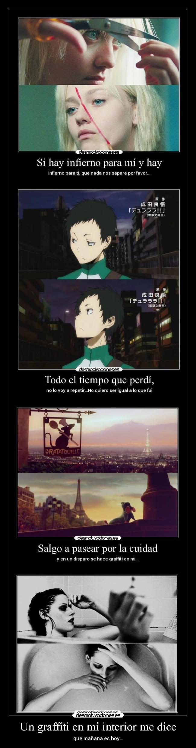 carteles besos anime graffiti inmigrantes blackrockshooter25 mega desmotivaciones