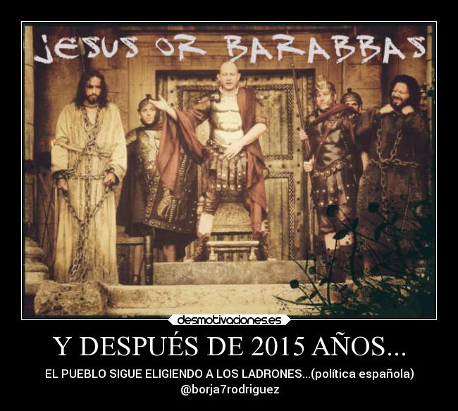 Y DESPUÉS DE 2015 AÑOS... - 