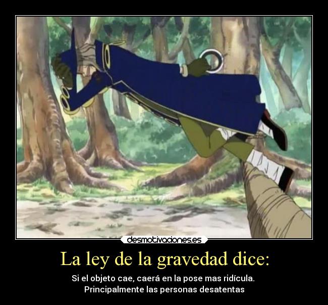 carteles chiste anime objeto sarcasmo nolotomen gravedad enserio ungenio saldra contradiciendo one piece desmotivaciones